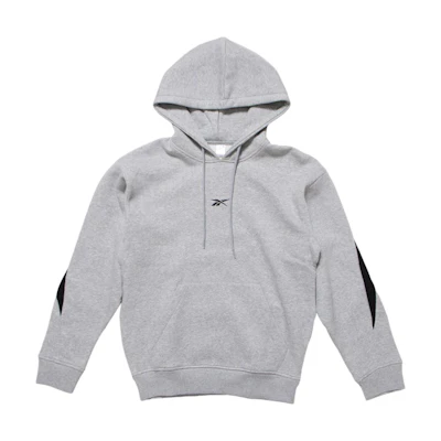 Reebok Big Vecto CL Logo Hoodie Pullover Long Sleeve - Gray RE1759EM21994