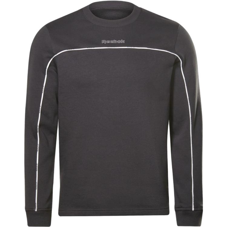 Reebok Black Colorblock Training Sweatshirt Crewneck Fitness Pullover GS9320