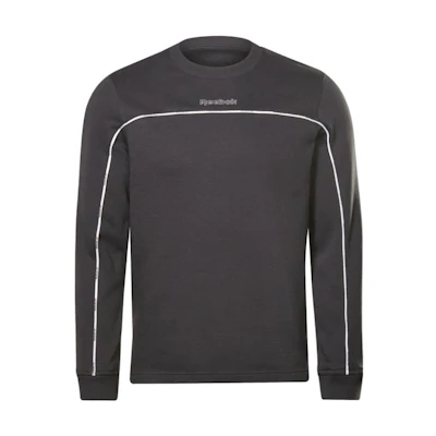 Reebok Black Colorblock Training Sweatshirt Crewneck Fitness Pullover GS9320
