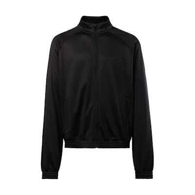 Reebok Black Solid Zip-Up Track Jacket RMBD001C99FAB0011000