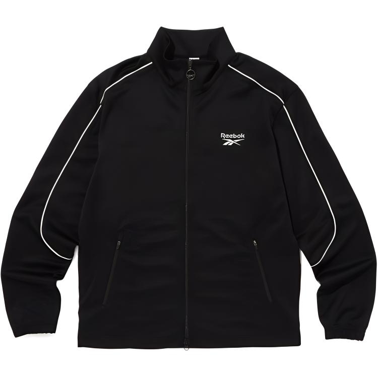 Reebok Black Stand Collar Casual Long-Sleeve Jacket REJU4EZ14BK