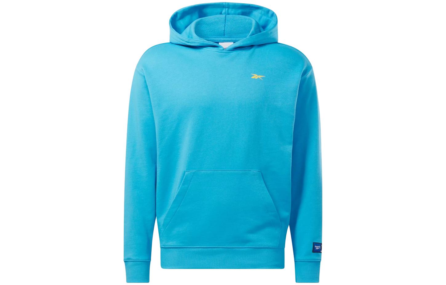 Reebok Blue Oversized Logo Print Hoodie 7117832