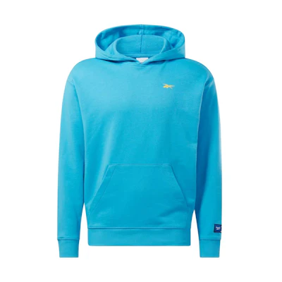 Reebok Blue Oversized Logo Print Hoodie 7117832