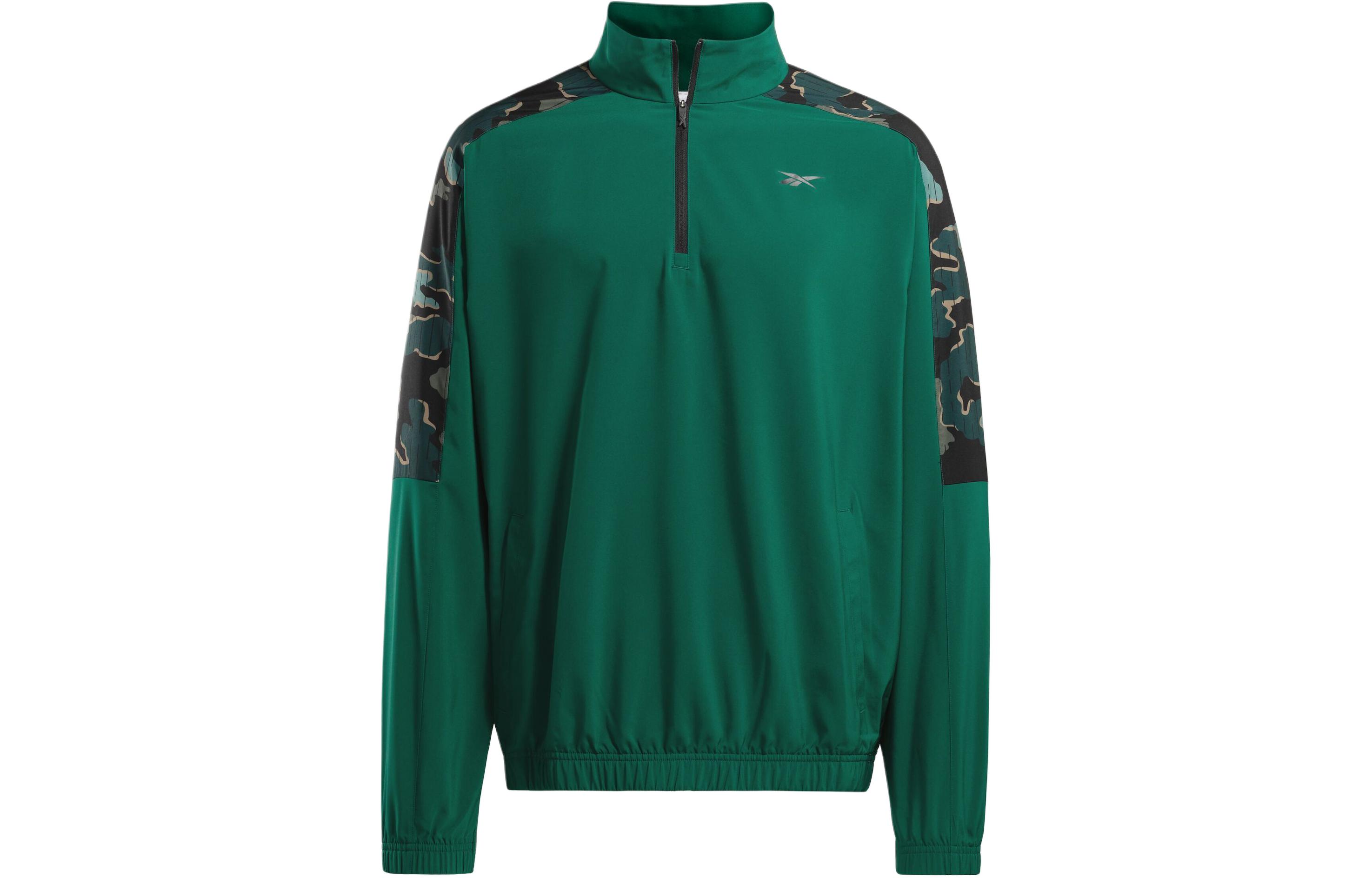 Reebok Camouflage Pullover Sweatshirt Forest Green 100075353