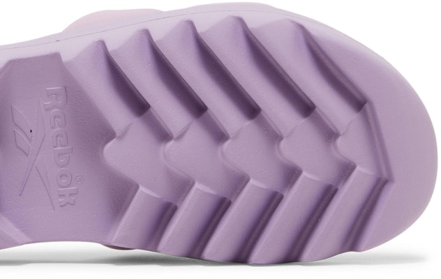 (W) 锐步 Cardi B 拖鞋 '紫色拼图' HP6570 Purchase (W) 锐步 Cardi B 拖鞋 '紫色拼图' HP6570