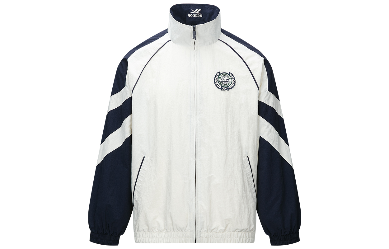 Reebok Casual Comfortable Woven Workwear Jacket Unisex Off-White 24FRC113UGW2