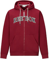 Reebok Casual Knit Jacket Unisex Deep Red - Warm and Versatile Outerwear 24FRC109UGR2 Reebok Casual Knit Jacket Unisex Deep Red - Warm and Versatile Outerwear 24FRC109UGR2