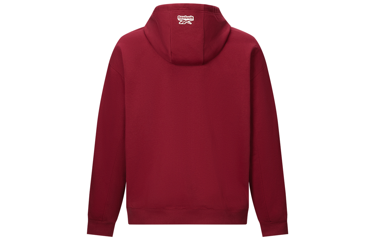 Lookbook 锐步经典针织夹克男女同款 深红色 - 保暖多功能外套 24FRC109UGR2