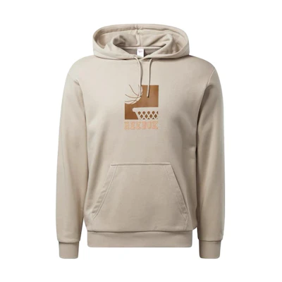 Reebok Casual Unisex Hoodie Pullover Sweatshirt Khaki Color HC0032