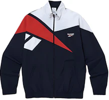 Reebok CL F FR Outdoor Casual Colorblock Zip-Up Jacket Navy Blue REJU4EJ83N2 Reebok CL F FR Outdoor Casual Colorblock Zip-Up Jacket Navy Blue REJU4EJ83N2