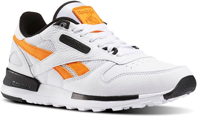 Reebok 经典皮革2.0 '白黑橙' BD4453 Lookbook Reebok 经典皮革2.0 '白黑橙' BD4453