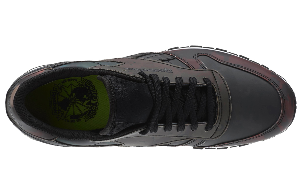 Shop Reebok CL Leather 'Black Red' BD4885