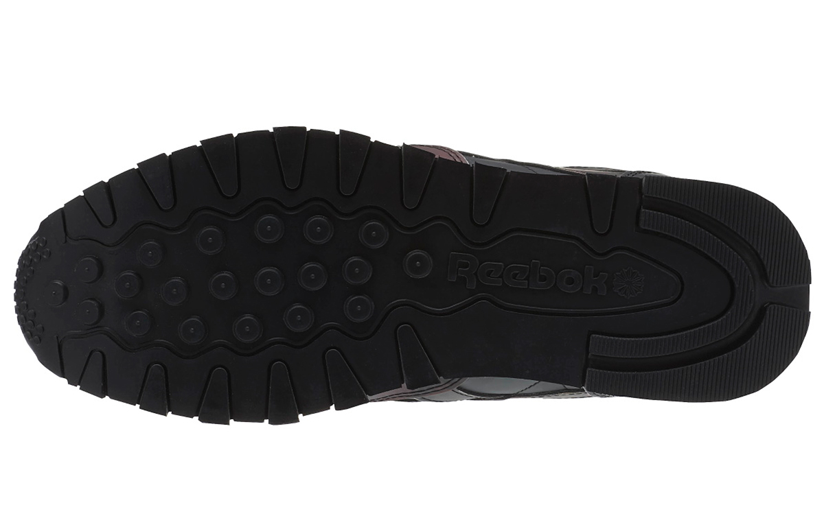 Details for Reebok CL Leather 'Black Red' BD4885
