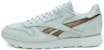 Reebok CL Kulit 'Larian Kelabu Tahan Lasak Selesa' BS5233