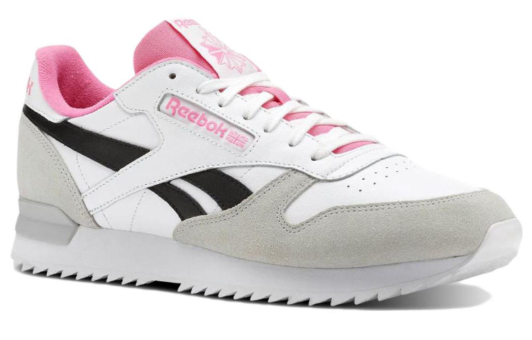Lookbook Reebok CL Leather Ripple Clip ''Blanc Marron'' CN5879