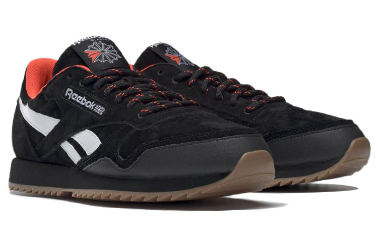 Lookbook Reebok CL Leather Ripple MU 'Black White' DV6844