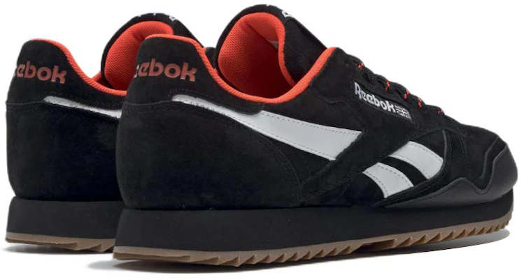 Reebok CL Leather Ripple MU 'Black White' DV6844 Shop Reebok CL Leather Ripple MU 'Black White' DV6844