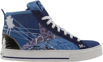 Reebok CL SW Canvas Mid RBC 'Blue' 6-230087 Reebok CL SW Canvas Mid RBC 'Blue' 6-230087