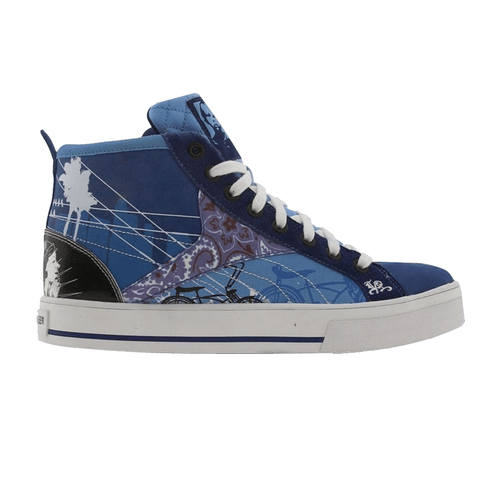 Reebok CL SW Canvas Mid RBC 'Blue' 6-230087