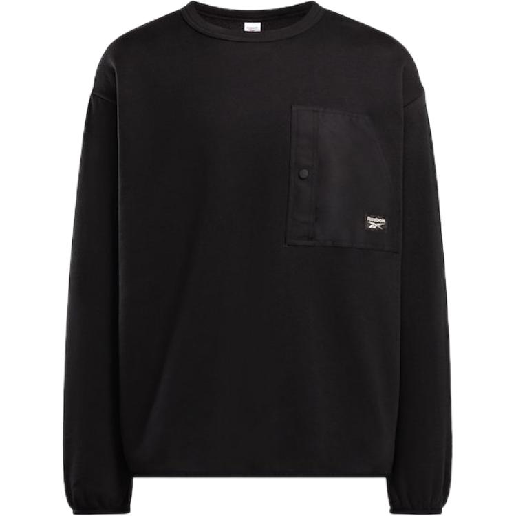 Reebok Classic Adventure Black Unisex Loose Fit Sweatshirt 20137679