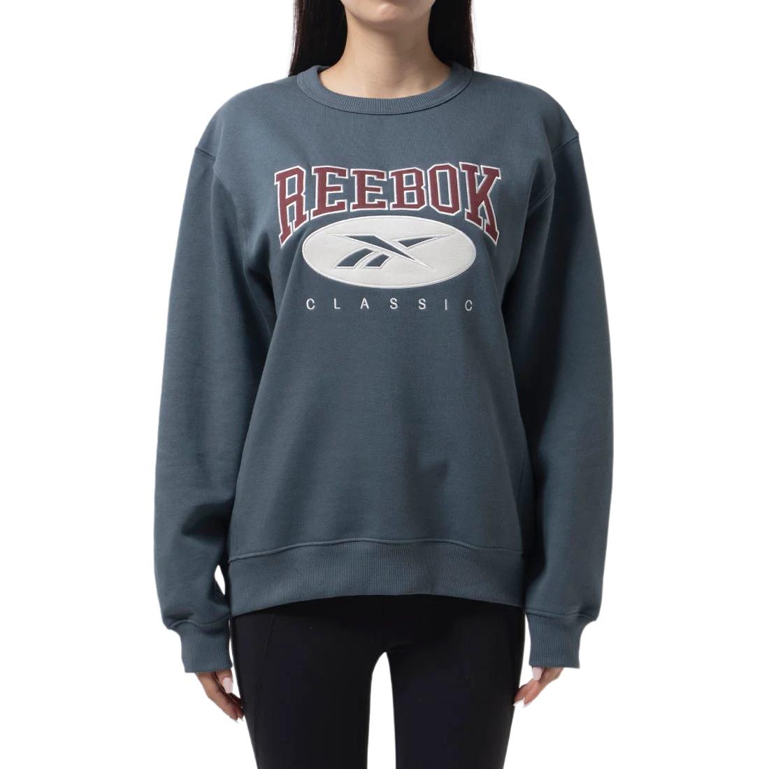 Reebok Classic AE Crew Sweat Basketball Blue Unisex Long-Sleeve Sweatshirt RE1759EU33536