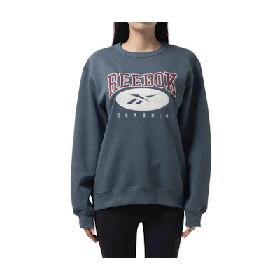 Reebok Classic AE Crew Sweat Basketball Blue Unisex Long-Sleeve Sweatshirt RE1759EU33536