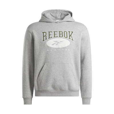 Reebok Classic AE Hoodie Logo Embroidered Unisex Pullover - Grey 100036876