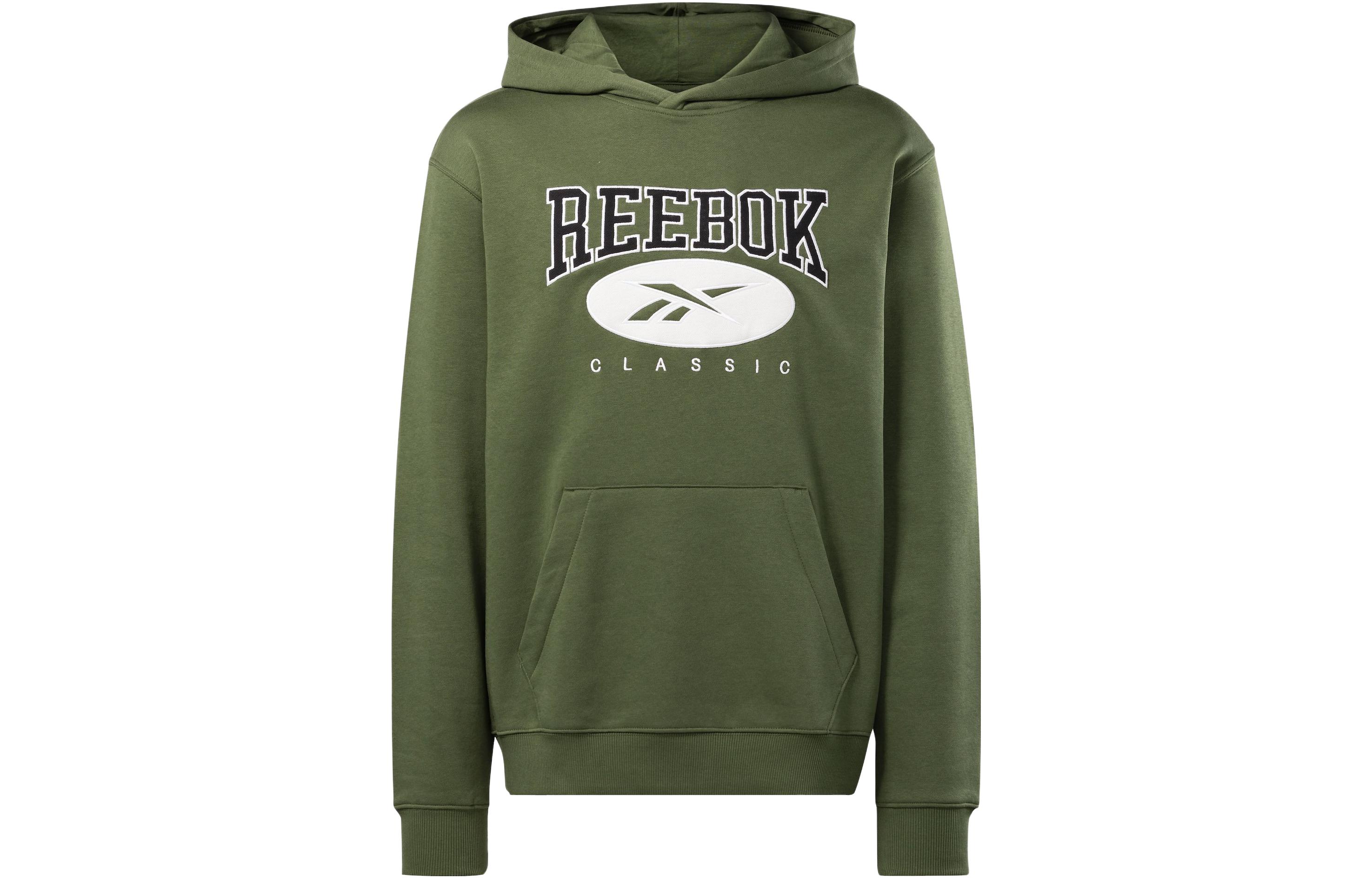 Reebok Classic Archive Essentials Hoodie College Green Unisex Pullover 100034582