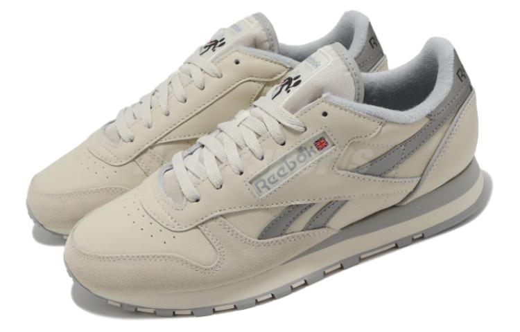 Lookbook Reebok Classic Leather 1983 Vintage 'Alabaster Pure Grey' Pria Wanita Retro 100074341