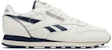 Reebok Classic Leather 1983 Vintage 'Chalk Vector Navy' dalam Bahasa Melayu. GX6123