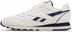 Lookbook Reebok Classic Leather 1983 Vintage 'Chalk Vector Navy' dalam Bahasa Melayu. GX6123