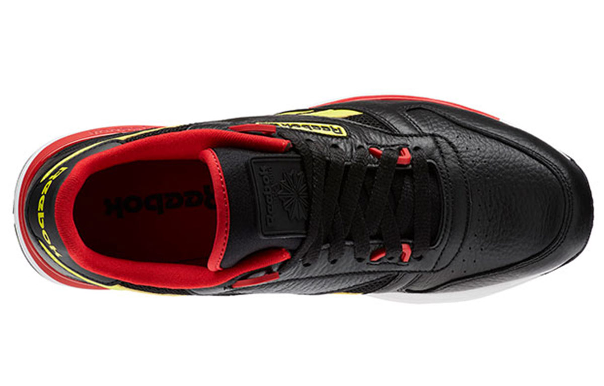 Reebok Classic Leather 2.0 Running Shoes Black/Red/Yellow 圖 3