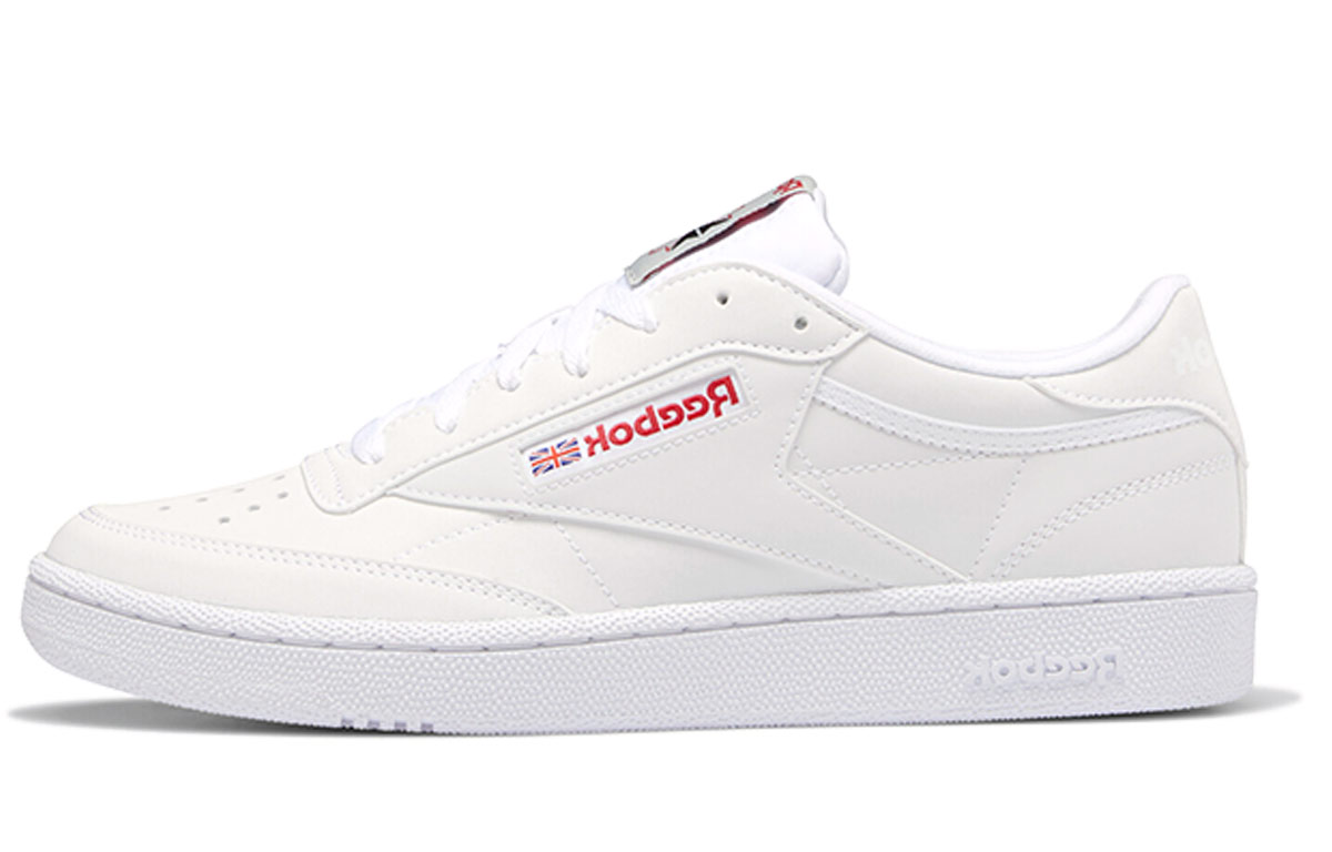 Reebok Classic Club 85 White Skate Shoes 'White Red' DV7240