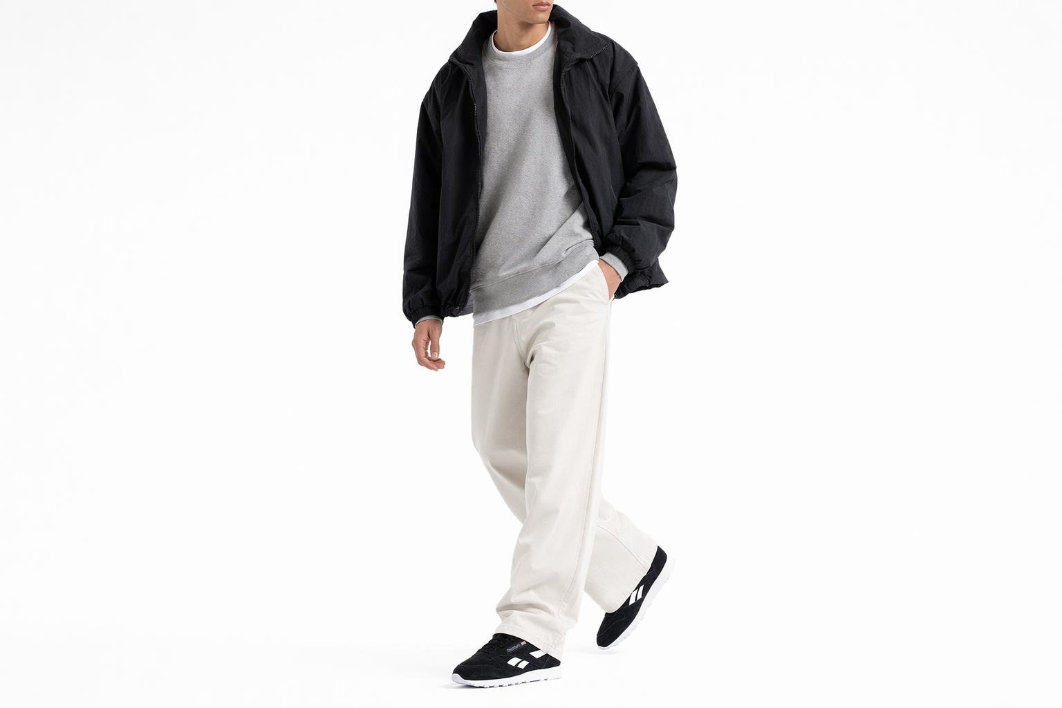 Order 리복 클래식 레더 블랙 (Reebok keullaesik redeo beullaek) CN7107