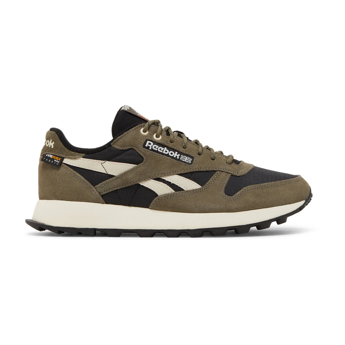 Olive green reebok classics clearance