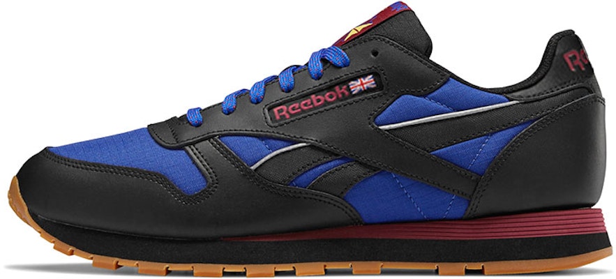 리복 클래식 레더 블랙/블루 (Reebok Classic Leather Black/Blue - shortened) GY0211 Buy 리복 클래식 레더 블랙/블루 (Reebok Classic Leather Black/Blue - shortened) GY0211