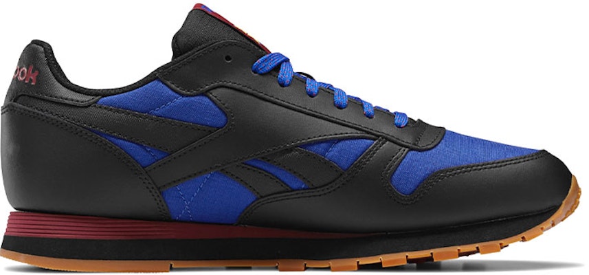리복 클래식 레더 블랙/블루 (Reebok Classic Leather Black/Blue - shortened) GY0211 Order 리복 클래식 레더 블랙/블루 (Reebok Classic Leather Black/Blue - shortened) GY0211