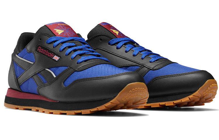 Lookbook Reebok Klasik Kulit 'Hitam Biru' GY0211