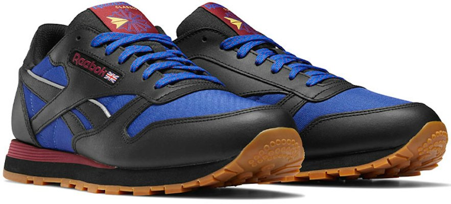 Reebok Klasik Kulit 'Hitam Biru' GY0211 Lookbook Reebok Klasik Kulit 'Hitam Biru' GY0211