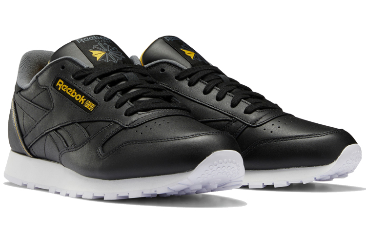 Reebok Classic Leather Black Gold 'Black Yellow' 圖 3