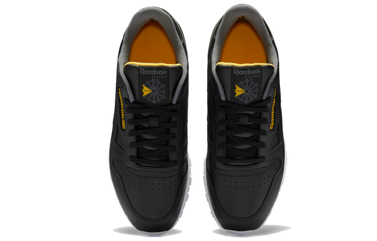Reebok Classic Leather Black Gold 'Black Yellow' 圖 5