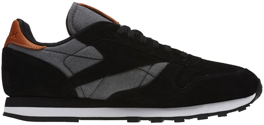 Reebok Cl Leather 黑灰色 跑鞋 Order Reebok Cl Leather 黑灰色 跑鞋