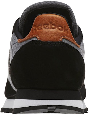 Reebok Cl Leather 黑灰色 跑鞋 Shop Reebok Cl Leather 黑灰色 跑鞋