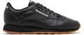 Reebok Classic Leather 'Black Gum' - Kulit Hitam Gum Klasik. GY0954