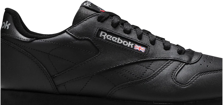 Reebok classic discount leather black gum