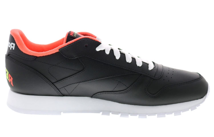 Order Reebok Classic Leather 'Hitam Orange Flare' S23909