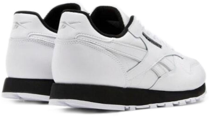 Reebok Classic Leather 'White Black Silvmt' EG3621 Shop Reebok Classic Leather 'White Black Silvmt' EG3621