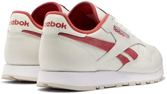Reebok Classic Leather 'Chalk Mars Red' FY9405 Shop Reebok Classic Leather 'Chalk Mars Red' FY9405