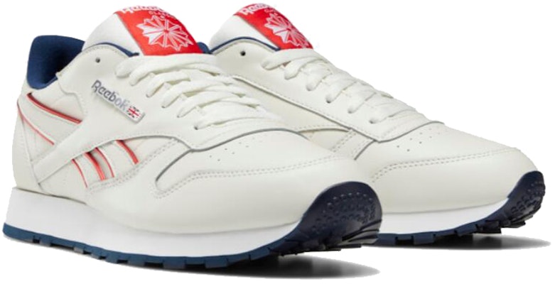 리복 클래식 레더 '초크 네이비 레드' DV8628 Lookbook 리복 클래식 레더 '초크 네이비 레드' DV8628