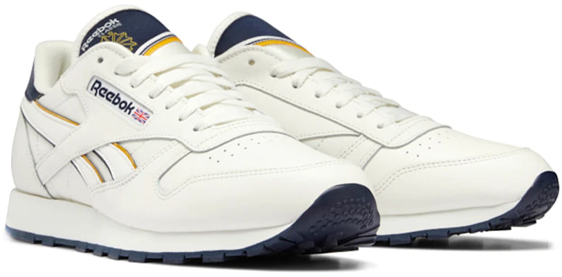 Reebok Classic Leather ''Chalk Vector Navy Oro'' GZ7338 Lookbook Reebok Classic Leather ''Chalk Vector Navy Oro'' GZ7338